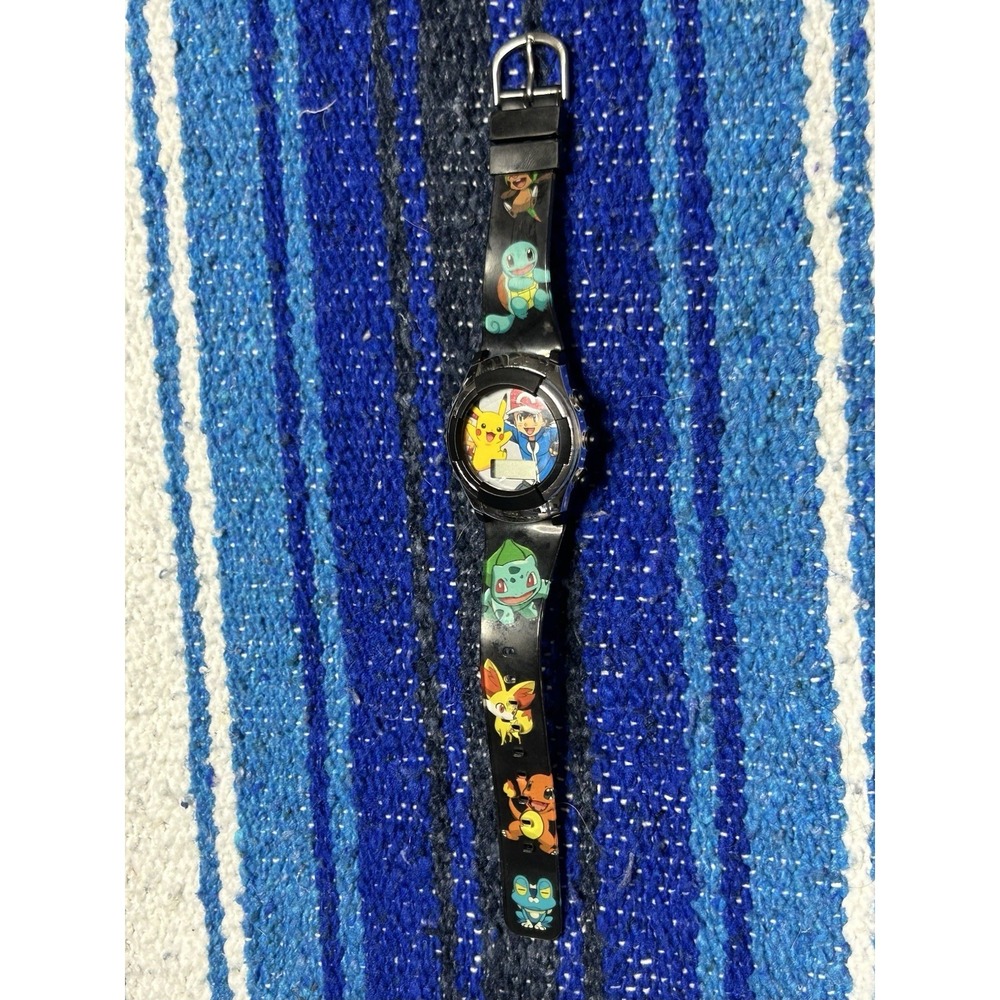 Pokemon Digital LCD Quartz Watch Needs Battery 2019 Collectible